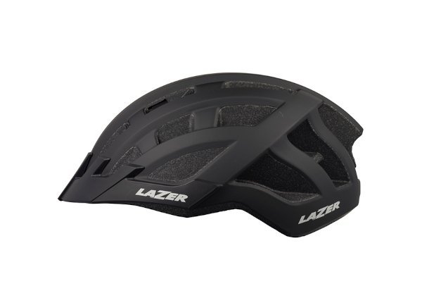 Kask Lazer Petit DLX Matte Black z siatką i lampką LED