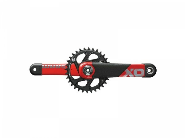 Korba SRAM X01 DH DUB83 170 mm 34T DM — czerwona