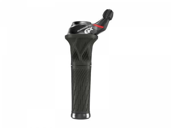 Manetka obrotowa SRAM GX Grip Shift 11-rz tył czerwona — Lock-On