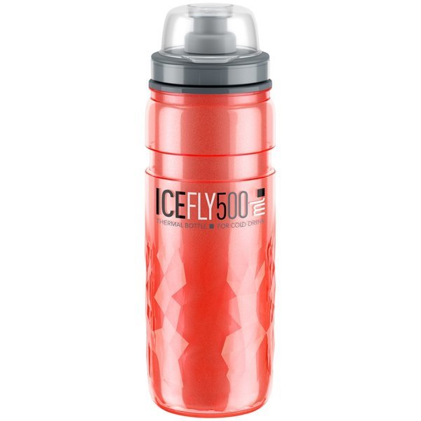 Bidon Elite Ice Fly Red 500 ml 