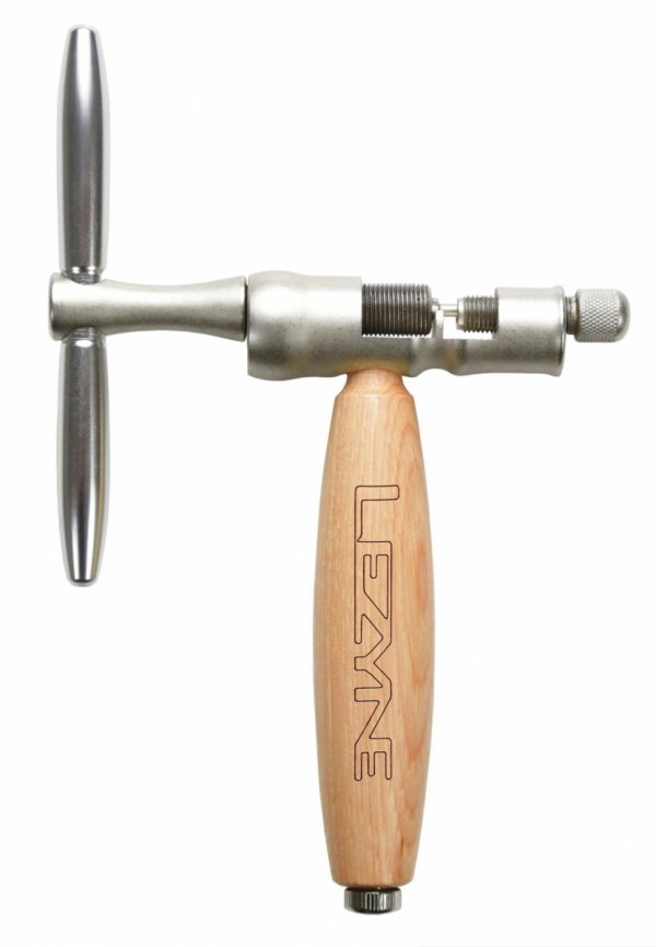 Skuwacz do łańcucha Lezyne Classic Chain Drive — drewniana rączka, 8/9/10/11/12-speed