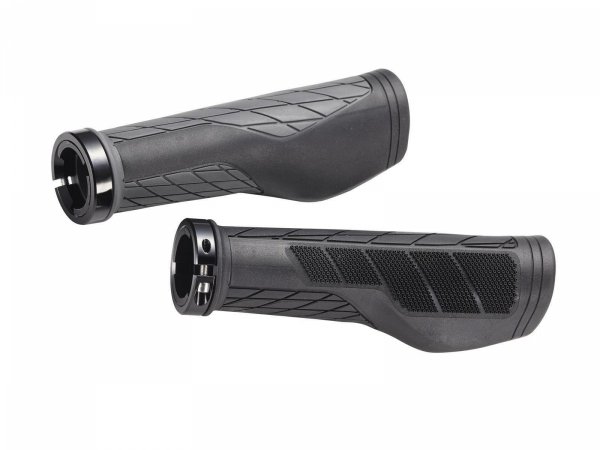 Chwyty rowerowe Voxom GR20 Kraton/Gel — czarne, 132 mm