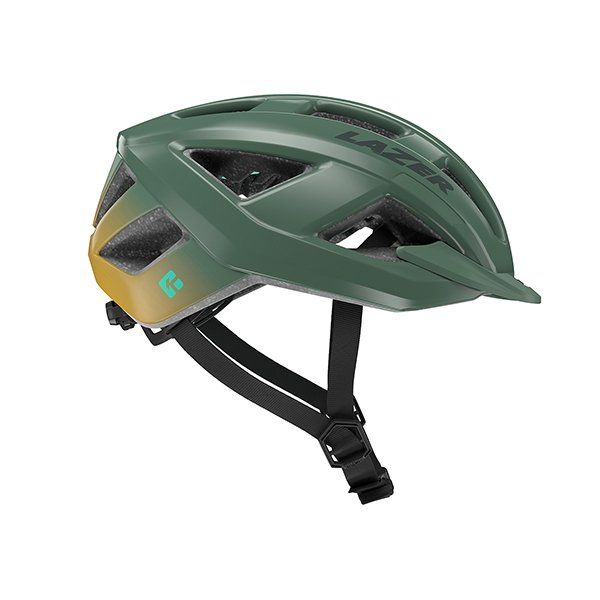 Kask gravel/MTB Lazer Cerro KinetiCore — Smoke Green • Rozmiar M (55–59 cm) 