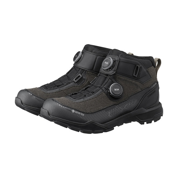 Buty wyprawowe Shimano SH-EX900 — Black (czarne), rozmiar 45 (SPD, GORE-TEX)