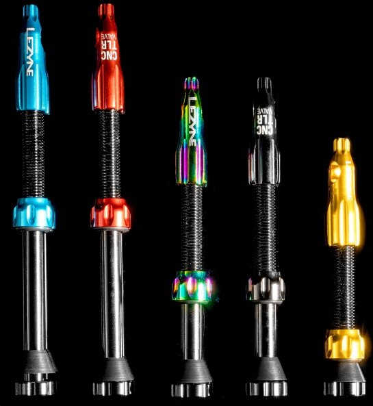 Wentyle tubeless Lezyne CNC TLR Valve — Presta 44 mm, złote