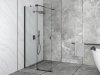 BESCO Kabina ścianka ruchoma Vayo Black 130x200 VYB-130-200C
