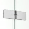 NEW TRENDY Drzwi prysznicowe wnękowe składane NEW SOLEO 100x195 cm D-0135A/D-0136