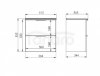 ELITA Zestaw z umywalką SET STREET PLUS 2S  50 x 53 x 34 (cm) FUME MATT PDW 168900/RE020500107020