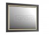 KROFAM - Lustro CHIC 100x80cm, czarny satyna CH2 CH 10095-45/43Z-W