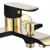 REA - Bateria wannowa BLOOM Black Gold  Czarno-Złota