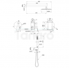 INVENA Zestaw prysznicowy podtynkowy z 2-funkcyjną baterią Alonia chrom BS-70-001-V