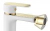REA - Bateria bidetowa BLOOM BLOOM White-Gold/Biało-Złota