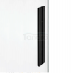 NEW TRENDY Drzwi wnękowe 140x200 Softi X Black, drzwi pojedyncze, przesuwne typu soft close  EXK-5359/EXK-5360