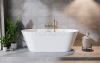 BESCO Wanna wolnostojąca Deeva 170x80 + syfon chrom #WWA-170-DCH