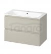 CERSANIT - Set C469 - Szafka łazienkowa z umywalką MODUO 80 cm kolor Kaszmir  S801-592