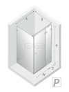 NEW TRENDY Kabina prysznicowa szkło 6mm AVEXA GOLD BRUSHED 100x100x200 EXK-3025/EXK-3055