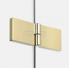 NEW TRENDY Drzwi wnękowe New Soleo Light Gold, pojedyncze, składane 70x195 prawe D-0461A