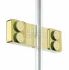 NEW TRENDY Drzwi wnękowe Eventa Gold Shine 170x200 z dodatkową ścianką EXK-4687/EXK-4688