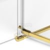 NEW TRENDY Drzwi prysznicowe wnękowe AVEXA GOLD SHINE Linia Platinium 110x200cm 