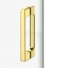 NEW TRENDY Kabina prysznicowa drzwi podwójne przesuwne PRIME LIGHT GOLD 80x80x200 D-0416A/D-0417A