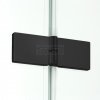 NEW TRENDY - Kabina prostokątna New Renoma BLACK 100x80x195  D-0205A/D-0110B  LEWA