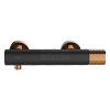 INVENA - Bateria natryskowa MOONLIGHT Black/Rose Gold Czarny/Rożowe Złoto  BN-77-014-V