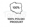 POLIMAT Wanna wolnostojąca z półką KIVI 165 cm x 75 cm / Czarny połysk 00472