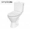 MITO - SET 699 - Wc Kompakt CERSANIA SimpleOn z deską Slim duroplastową, wolnoopadającą z funkcją łatwego wypinania  K11-2340
