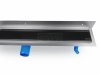 OKEDA Przyścienny odpływ liniowy OKEDA® PRIME LINE™ - BLACK GLASS - CZARNE SZKŁO 50cm 21500.06