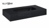 ELITA UMYWALKA DIMPLE 80 ŚCIENNA, MARMUR BLACK MATT 168855/RE040800027160