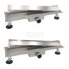 AQUALINE Odpływ liniowy przyścienny 2w1 ze stałym syfonem 90cm LS04900