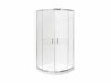 BESCO Kabina prysznicowa półokrągła Modern Chrom 80 x 190 MP-80-190-C