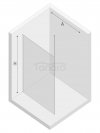 NEW TRENDY Kabina prysznicowa NESTA WALK-IN U 80x200 szkło czyste 8mm Active Shield 2.0 - WSPORNIK SUFITOWY K-1715-WS