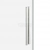 NEW TRENDY Kabina prysznicowa przyścienna drzwi przesuwne SOFTI 120x80x200 EXK-3941