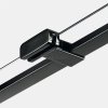 NEW TRENDY Drzwi wnękowe Eventa Black Chrome, drzwi pojedyncze 80x200 EXK-6128 PRAWE