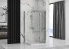 REA - Kabina prysznicowa kwadratowa FOLD N2  90X90 powłoka Easy Clean