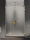 NEW TRENDY Drzwi wnękowe Eventa Gold Shine 110x200 z dodatkową ścianką EXK-4681/EXK-4682