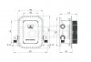 DEANTE - Zestaw BOX Chrom podtynkowy termostatyczny zaokrąglony  BXYZ0ECT