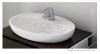 CeraStyle - Umywalka ceramiczna nablatowa / wpuszczana w blat LAL 60 OWALNA