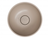 OMNIRES umywalka nablatowa, Ø35 cm SHELL M+ dune beige mat SHELL350UNDB