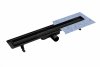 BESCO Odpływ prysznicowy liniowy Virgo Nero Duo 80x6 OL-80-VN