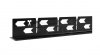 REA - Listwa spadkowa brodzikowa 120cm PRAWA Czarna