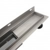 AQUALINE Odpływ liniowy przyścienny 2w1 ze stałym syfonem 90cm LS04900