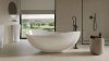 BESCO Wanna wolnostojąca Siya 160x92 + klik-klak chrom #WMD-160-S