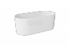 BESCO Wanna wolnostojąca Lova Matt 160 + klik-klak chrom #WMM-160-LKS