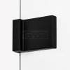 NEW TRENDY Kabina ścianka walk-in Avexa Black 80x200 czarna aluminiowa ramka szkło 6mm EXK-2658