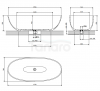 OMNIRES Wanna wolnostojąca SHELL M+ 175 x 78 cm biały mat SHELL175WWBM