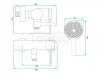 REA - Bateria wannowa CLIF Nikiel szczotkowany Inox
