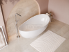 BESCO Wanna wolnostojąca Siya 160x92 + klik-klak chrom #WMD-160-S