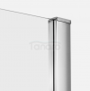 NEW TRENDY Kabina prysznicowa Prime 140x70, drzwi przesuwne, wejście od strony ściany  K-1212/K-1240